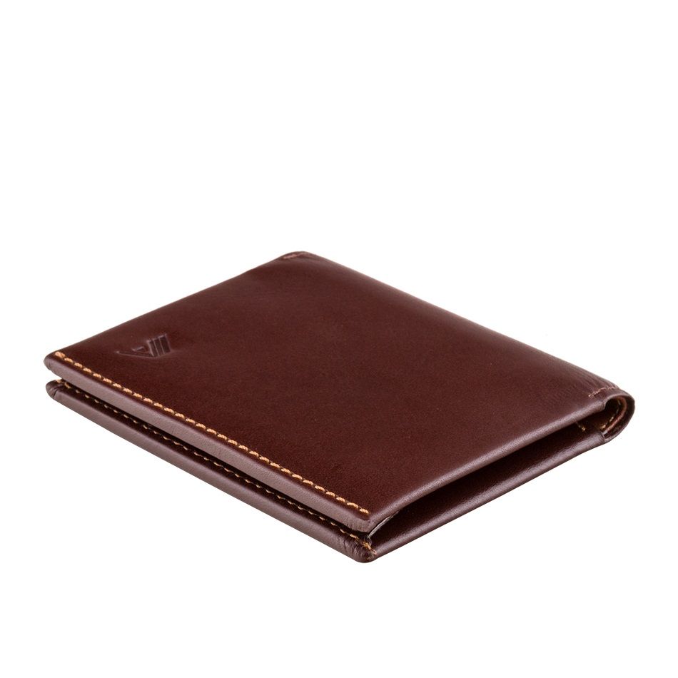 A-SLIM Leather Wallet Origami - Brown